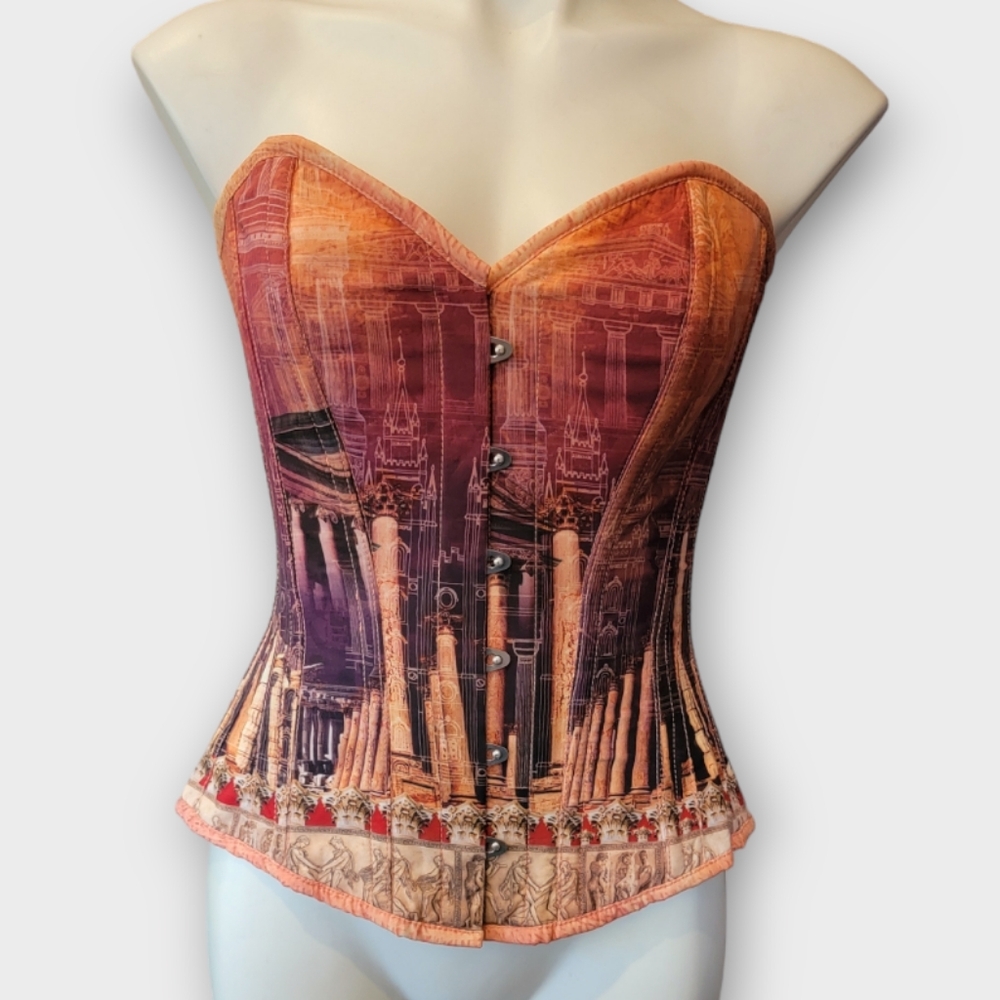 Elegant Pink Corset Shapewear - Picture 2 of 10